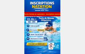 INSCRIPTION NOUVEAUX ADHÉRENTS - ANNÉE 2026‑2027