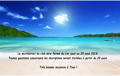 Fermeture du secrétariat